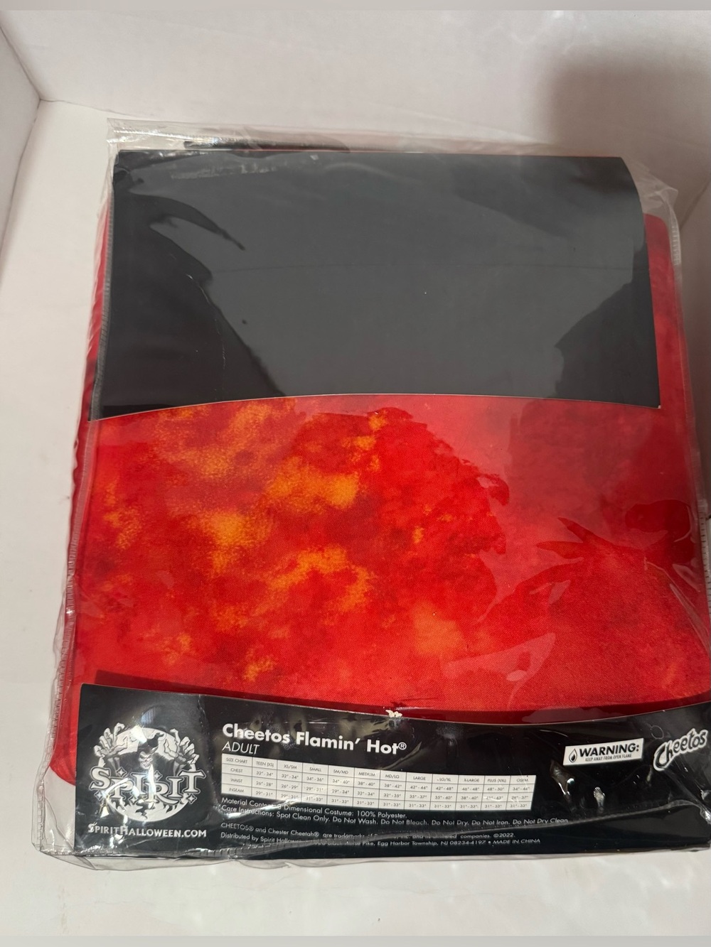 Spirit Cheetos Flamin' Hot Snack Foam Costume - Red & Orange - Picture 4 of 4